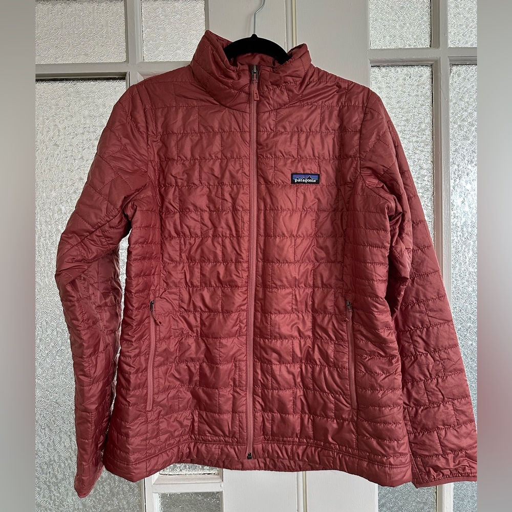 Patagonia Nano Puff Dusty Rose Rust Quilted Lightweight Jacket
